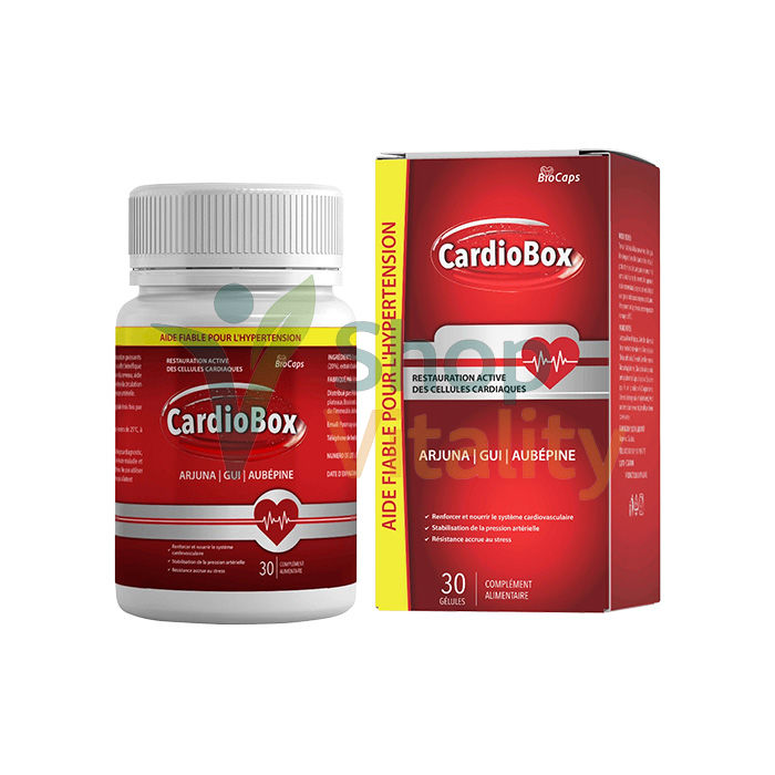 CardioBox Capsules pour maintenir la pression artérielle